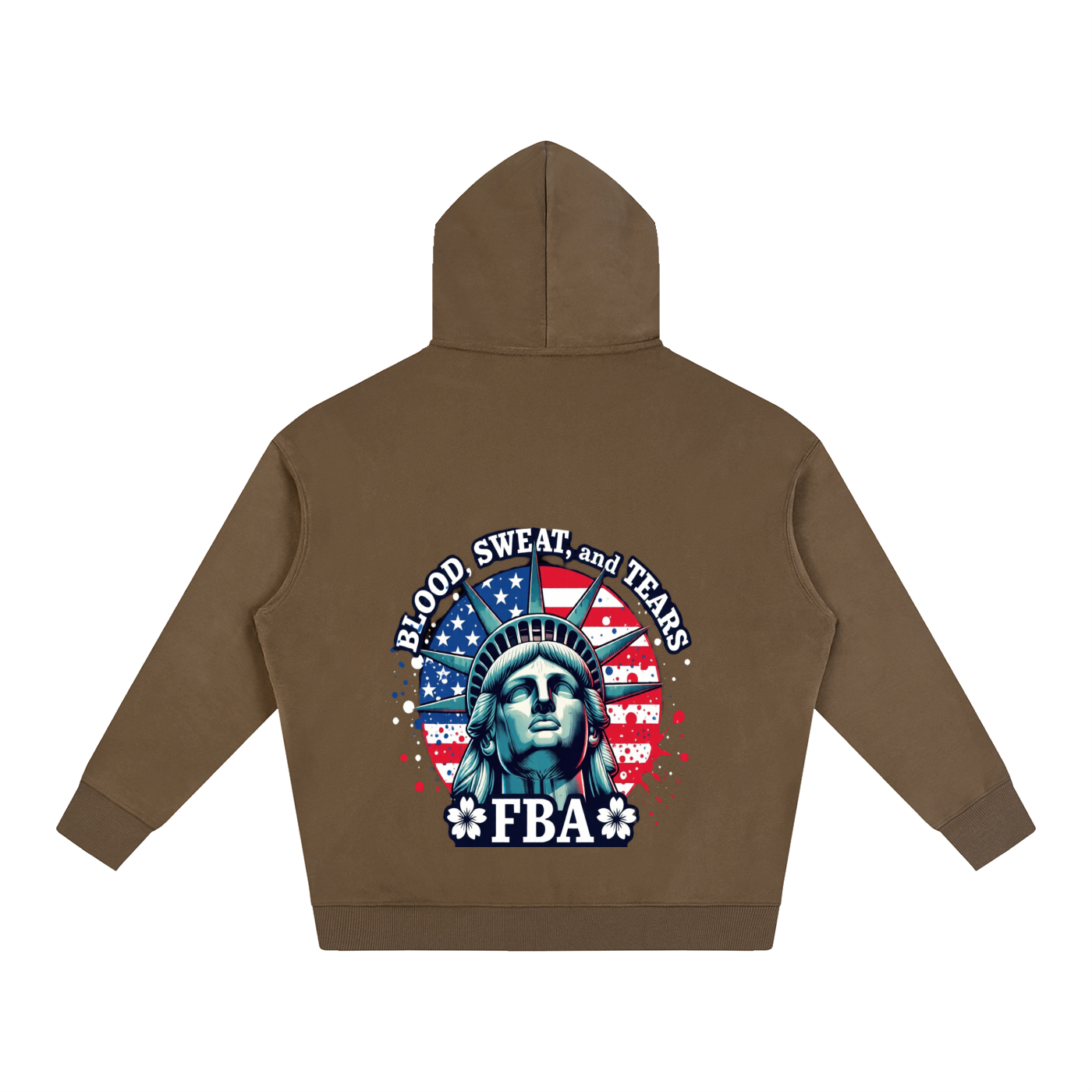 FRONTLINE Oversized Fleeced Hoodie