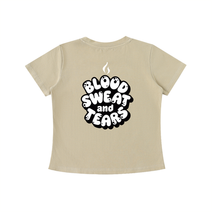 WE DON'T FLEE Vintage Wash Slim Fit T-shirt