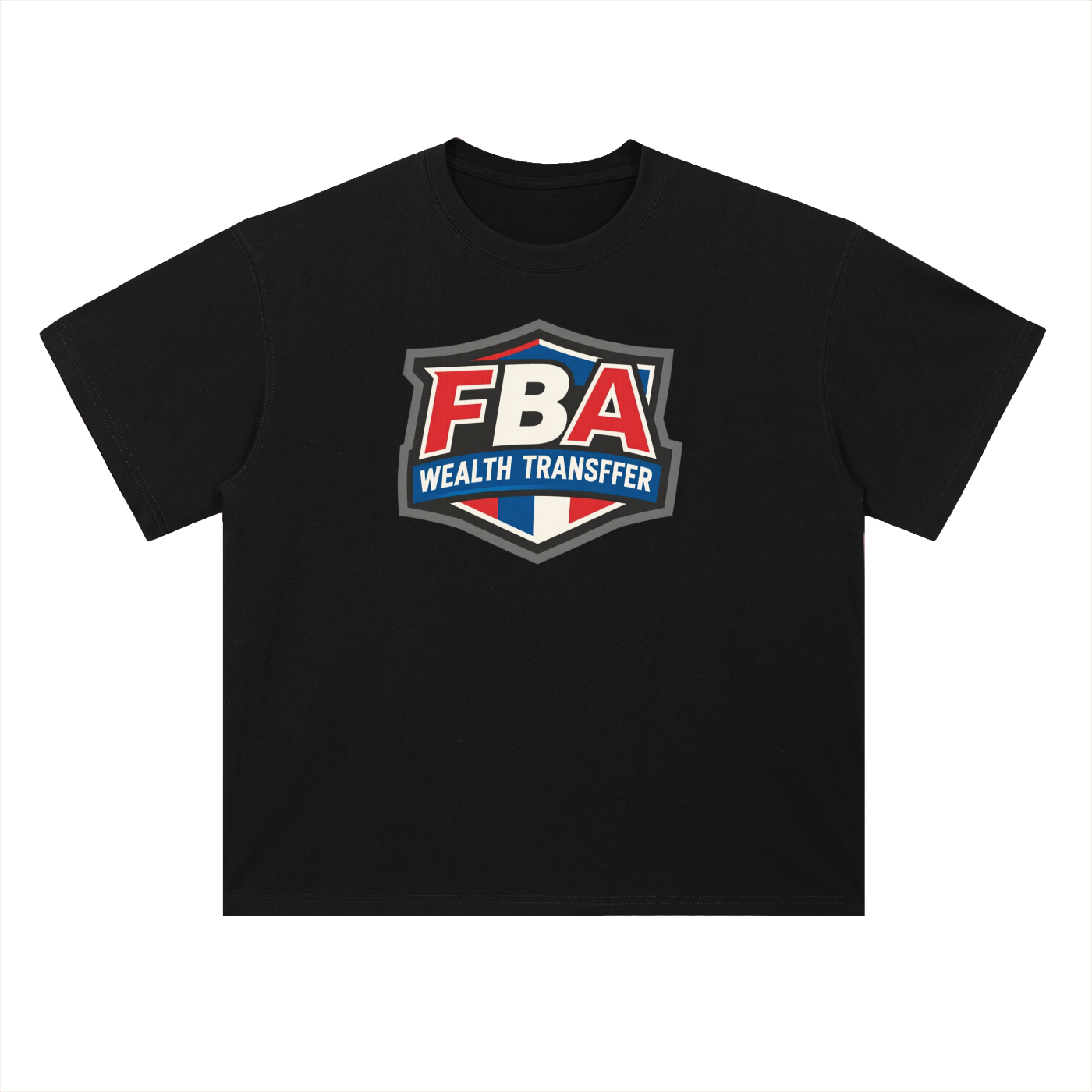 FBA BADGE Heavyweight Drop Shoulder Cotton T-Shirt