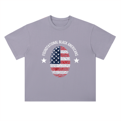 FLAGPRINT Drop Shoulder Cotton T-Shirt