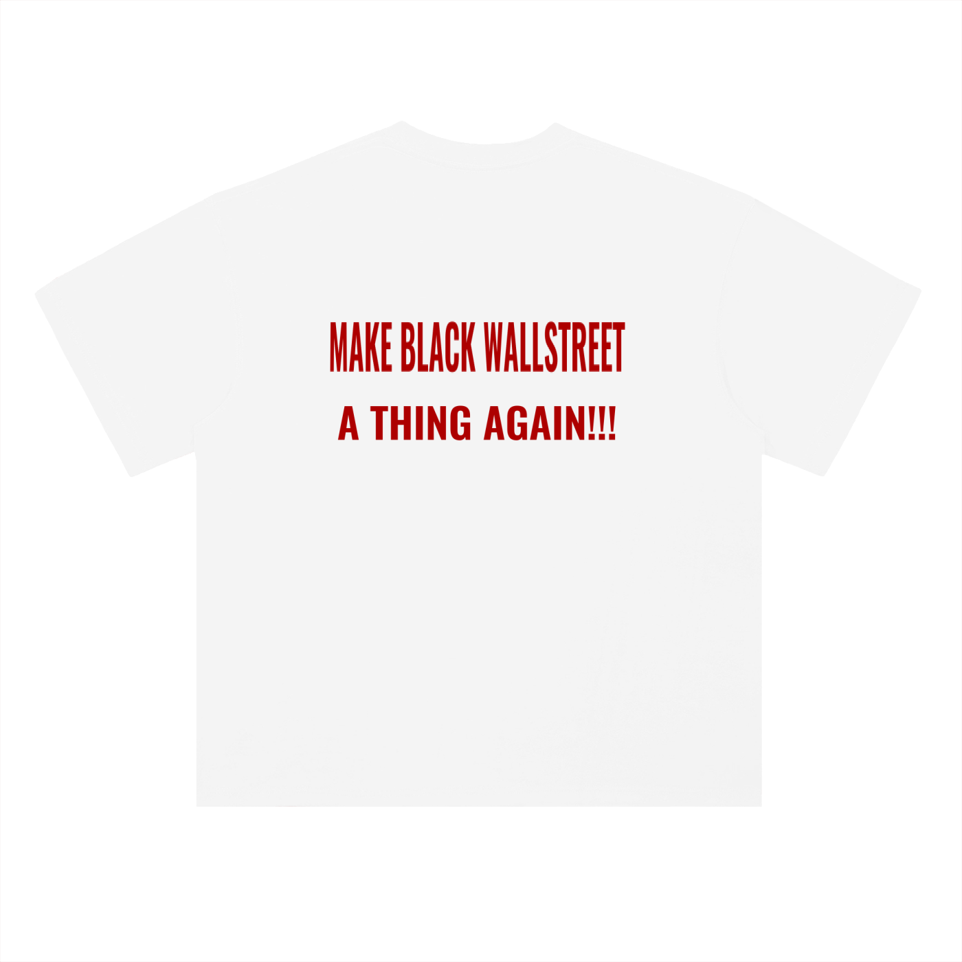 BLACK WALLSTREET Cotton T-Shirt