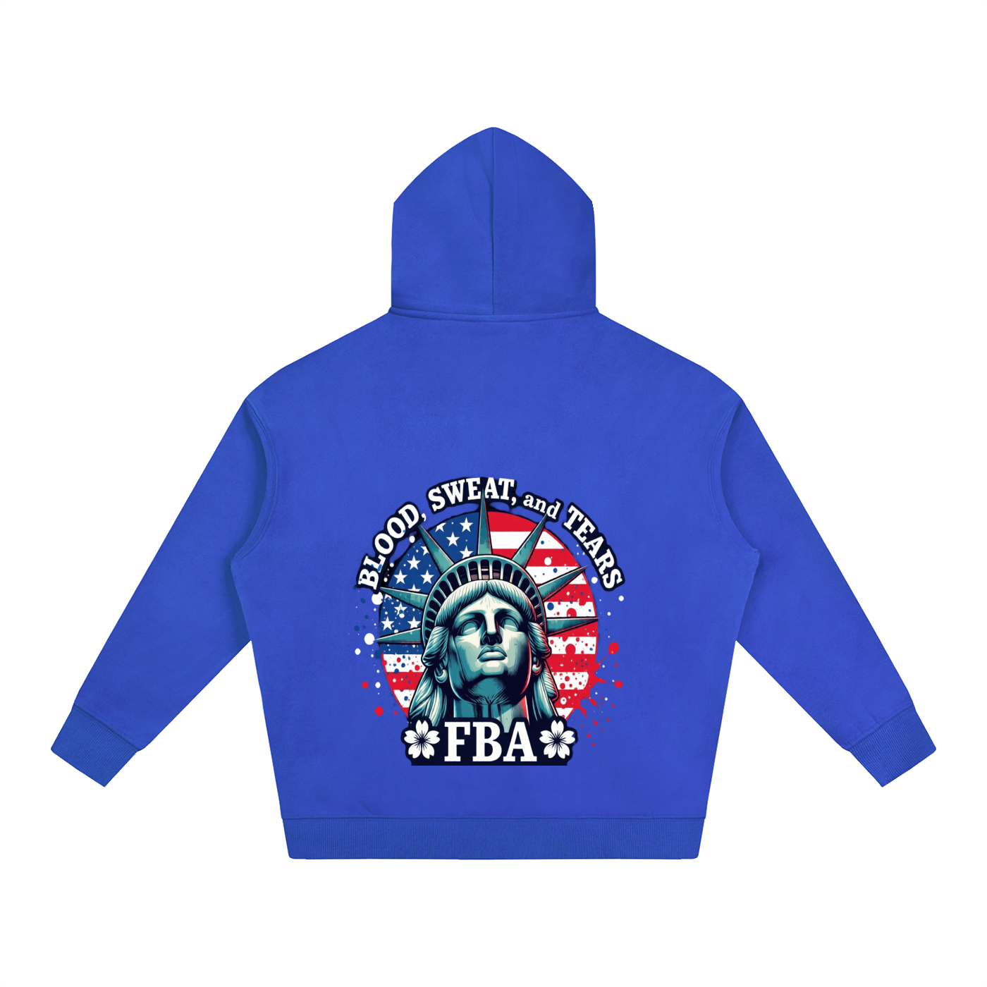 FRONTLINE Oversized Fleeced Hoodie