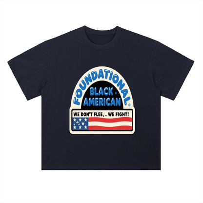 BUILT NOT TO FLEE  Adult Cotton T-Shirt