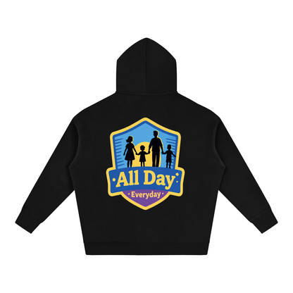 PRAYING FAMILY Oversize Fleeced Hoodie