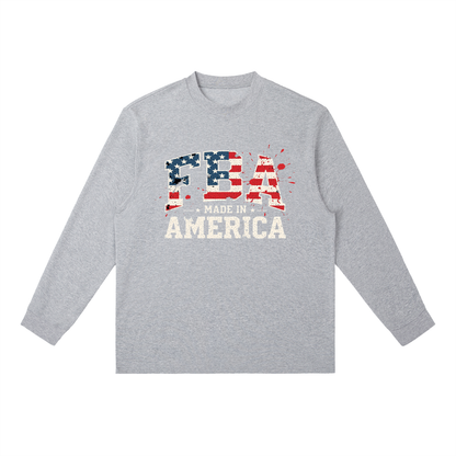 MADE IN AMERICA Crewneck Long-Sleeve T-Shirt