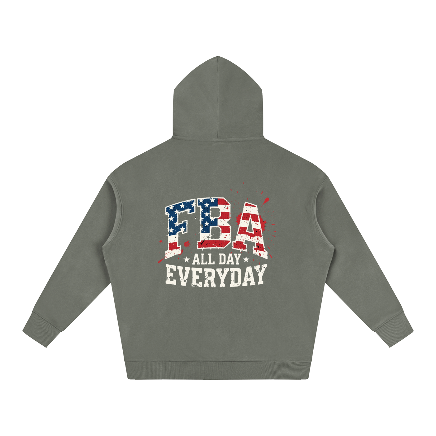 FBA MILITARY Oversize Fleeced Hoodie