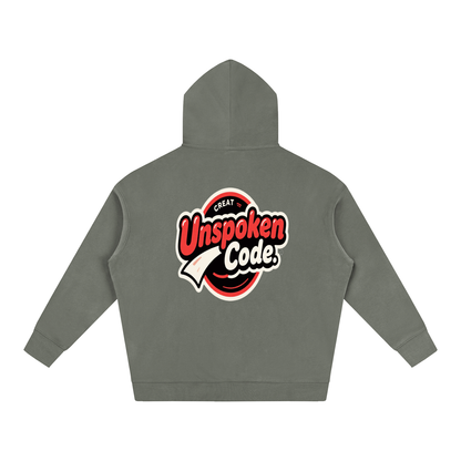 UNSPOKEN CODE Oversize Fleeced Hoodie