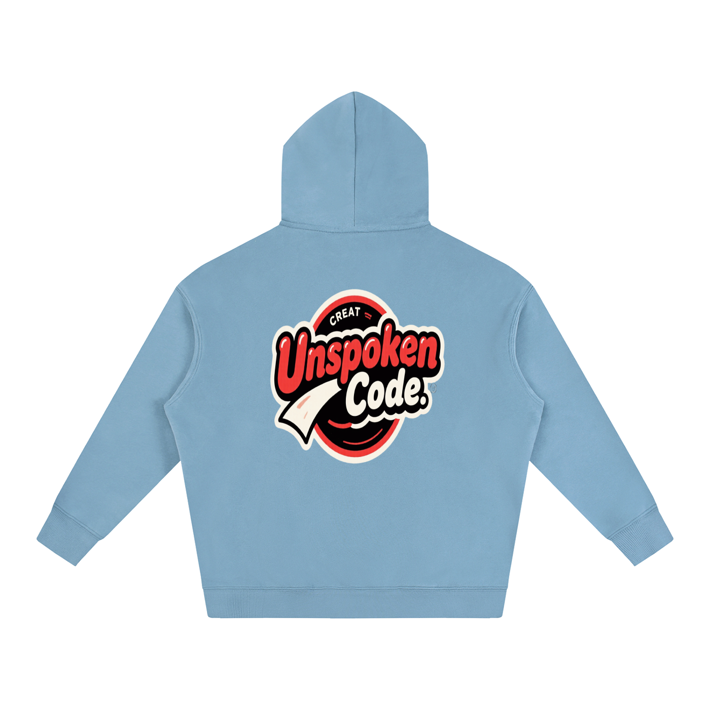 UNSPOKEN CODE Oversize Fleeced Hoodie