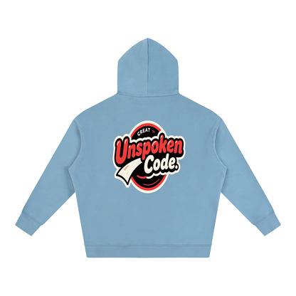 UNSPOKEN CODE Oversize Fleeced Hoodie