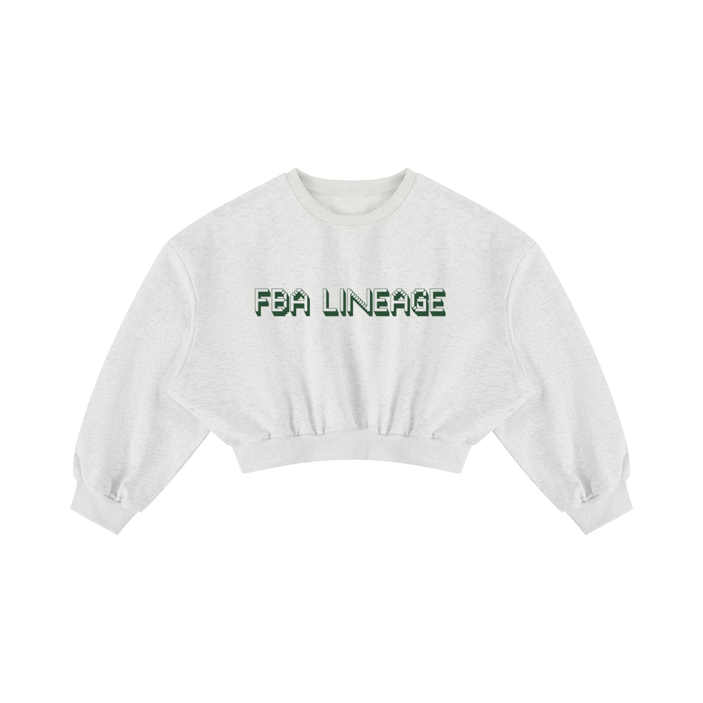 Women's FBA LINEAGE Boxy Cropped Crewneck Sweatshirt