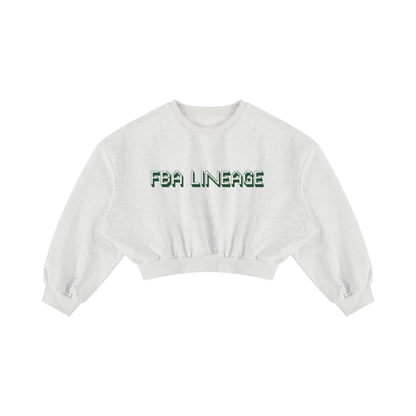 Women's FBA LINEAGE Boxy Cropped Crewneck Sweatshirt