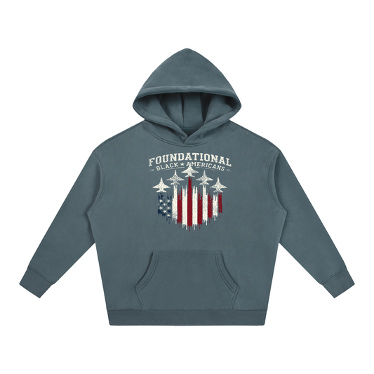 FRONTLINE Oversized Fleeced Hoodie