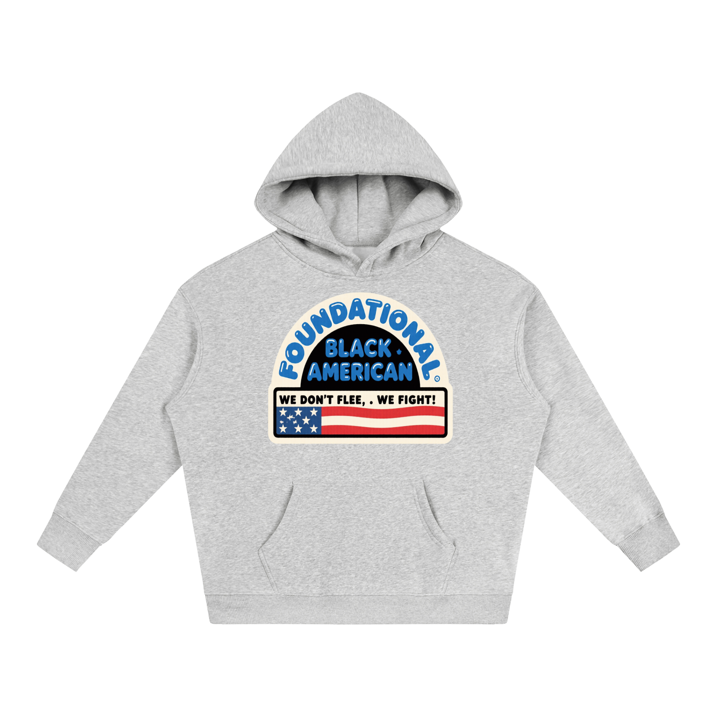 OLE AMERICA Oversize Fleeced Hoodie