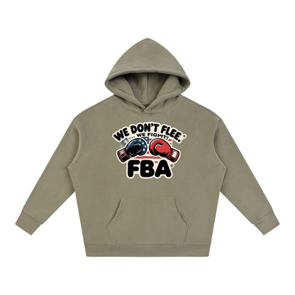FBA NO FLEE ZONE Oversize Fleeced Hoodie