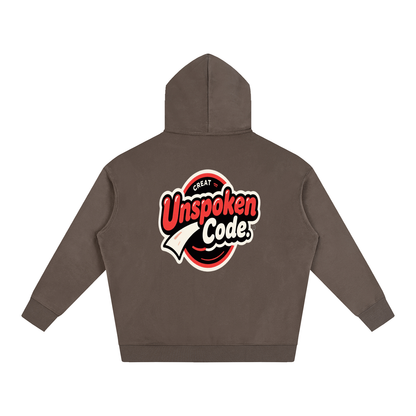 UNSPOKEN CODE Oversize Fleeced Hoodie