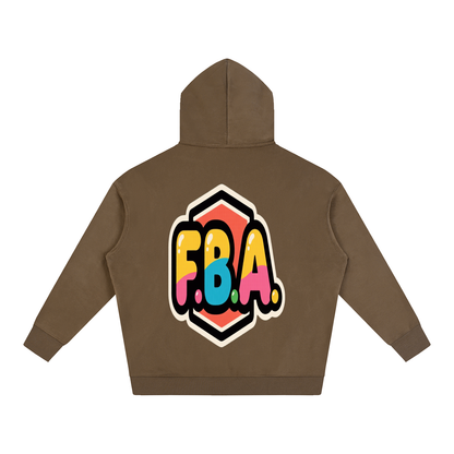 FBA CULTURE WHEEL Oversize Fleeced Hoodie