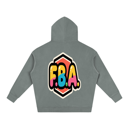 FBA CULTURE WHEEL Oversize Fleeced Hoodie