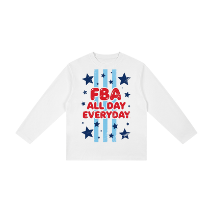 Kid's Drop Shoulder Long Sleeve T-Shirt
