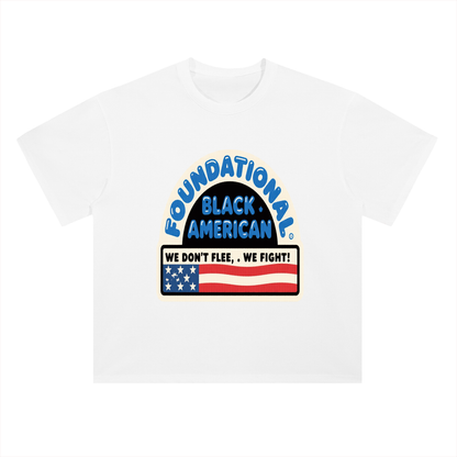 BUILT NOT TO FLEE  Adult Cotton T-Shirt