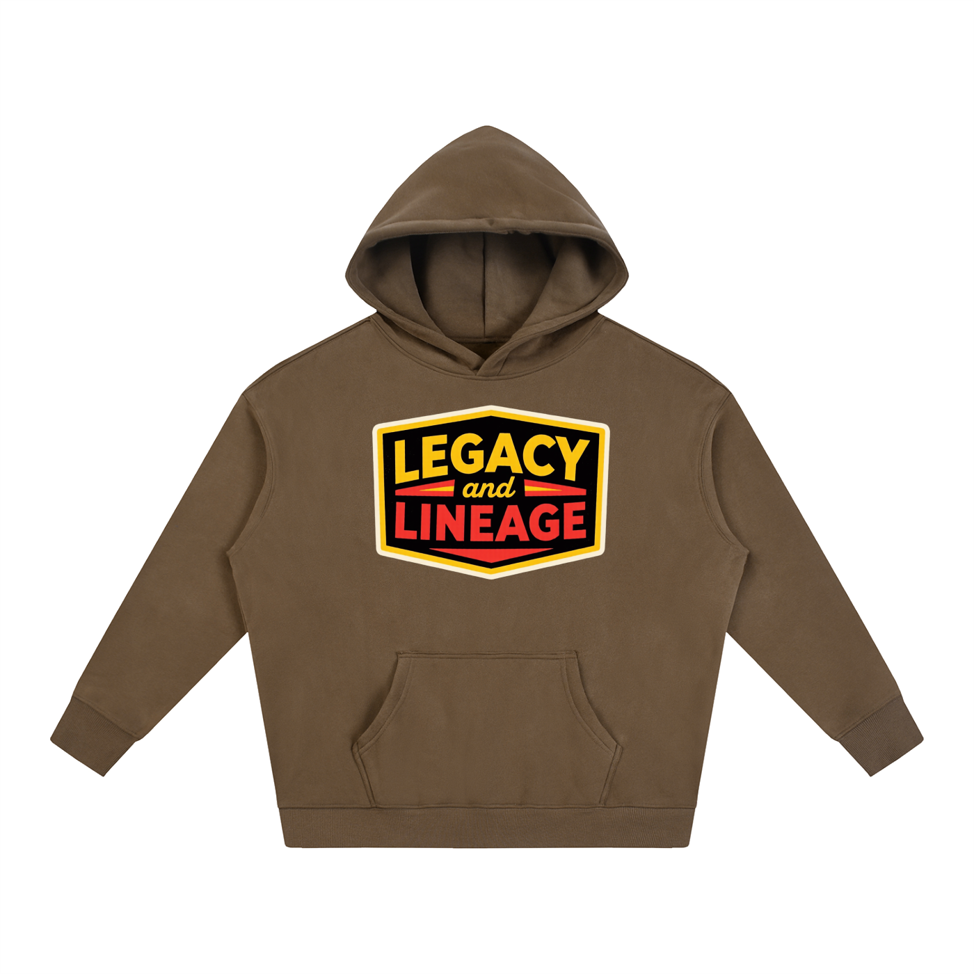 LEGACY AND LINEAGE Oversize Fleeced Hoodie