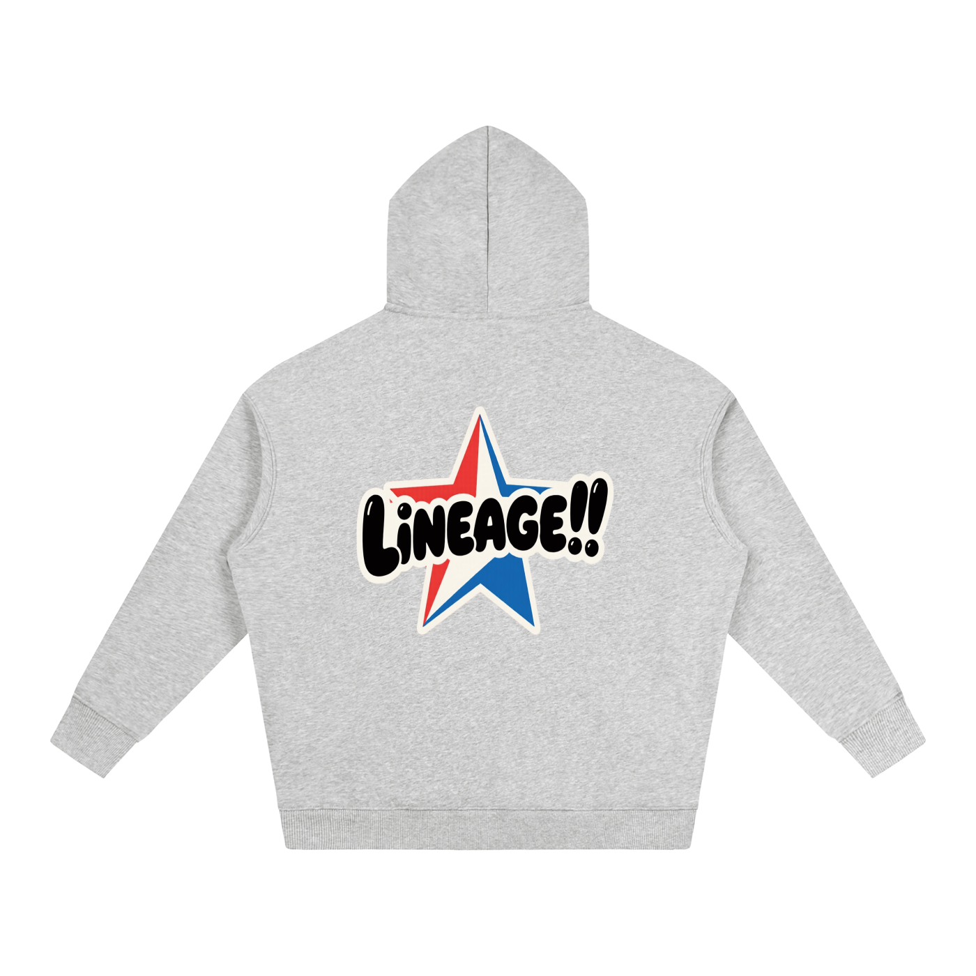 BUILT NOT TO FLEE Oversize Fleeced Hoodie