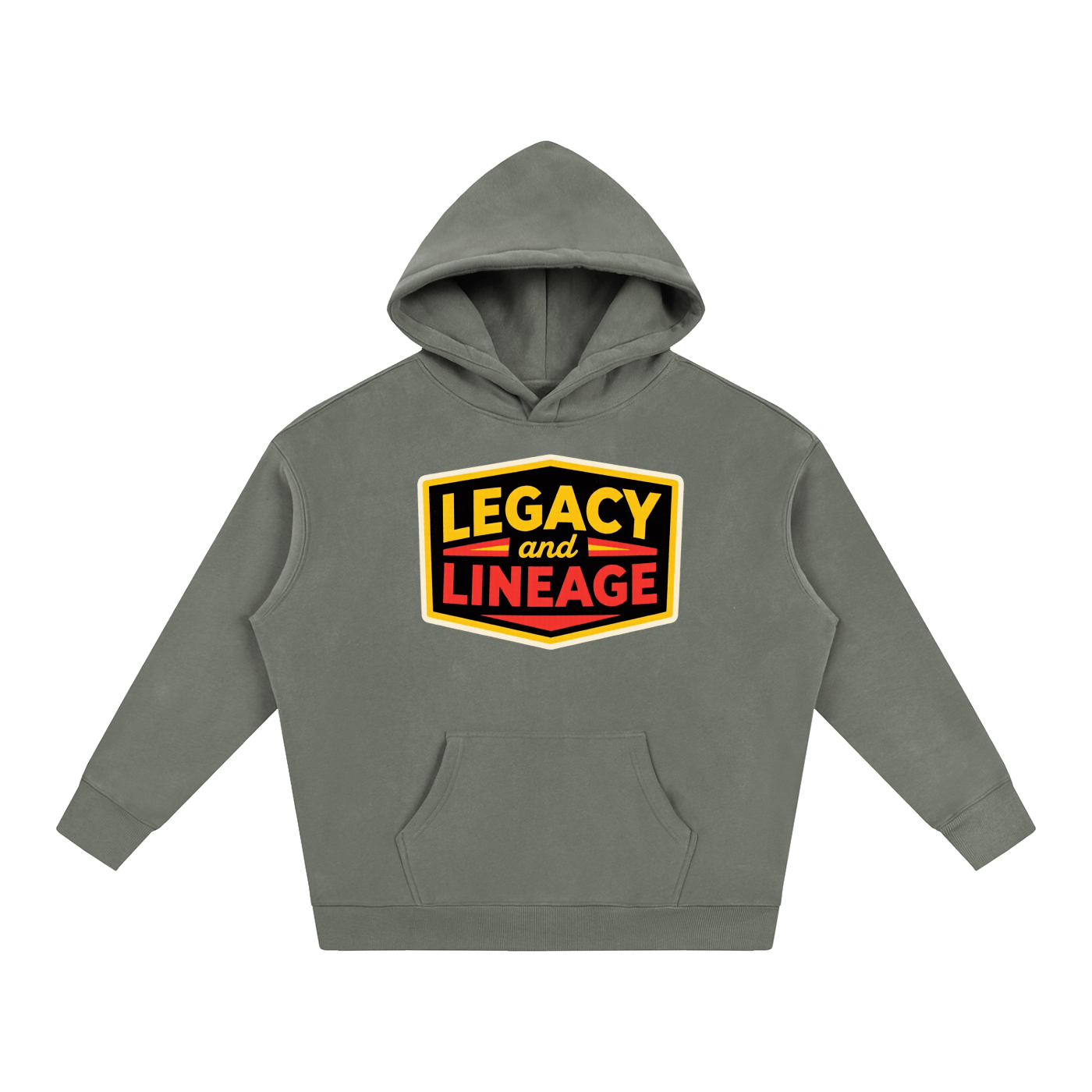 LEGACY AND LINEAGE Oversize Fleeced Hoodie