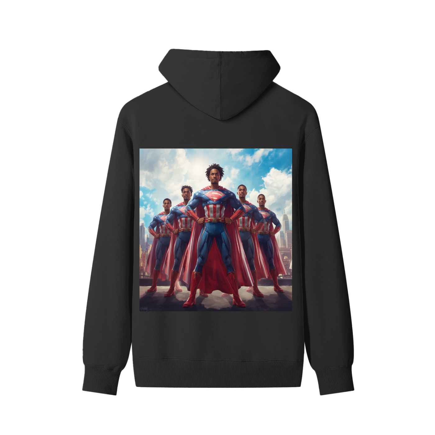 FBA SUPERHEROES Adult Unisex Cotton Hoodie