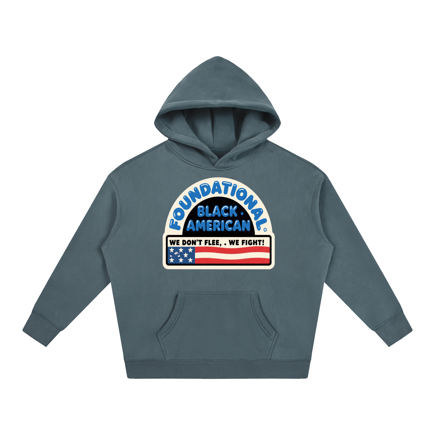 OLE AMERICA Oversize Fleeced Hoodie
