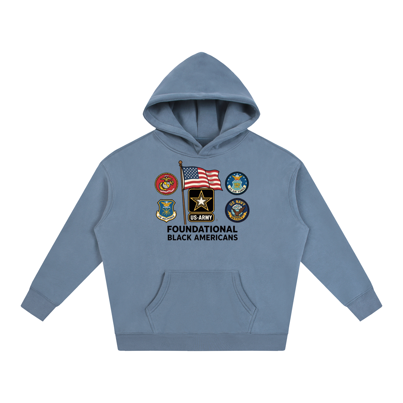 FBA SERVICEMEN Oversize Fleeced Hoodie