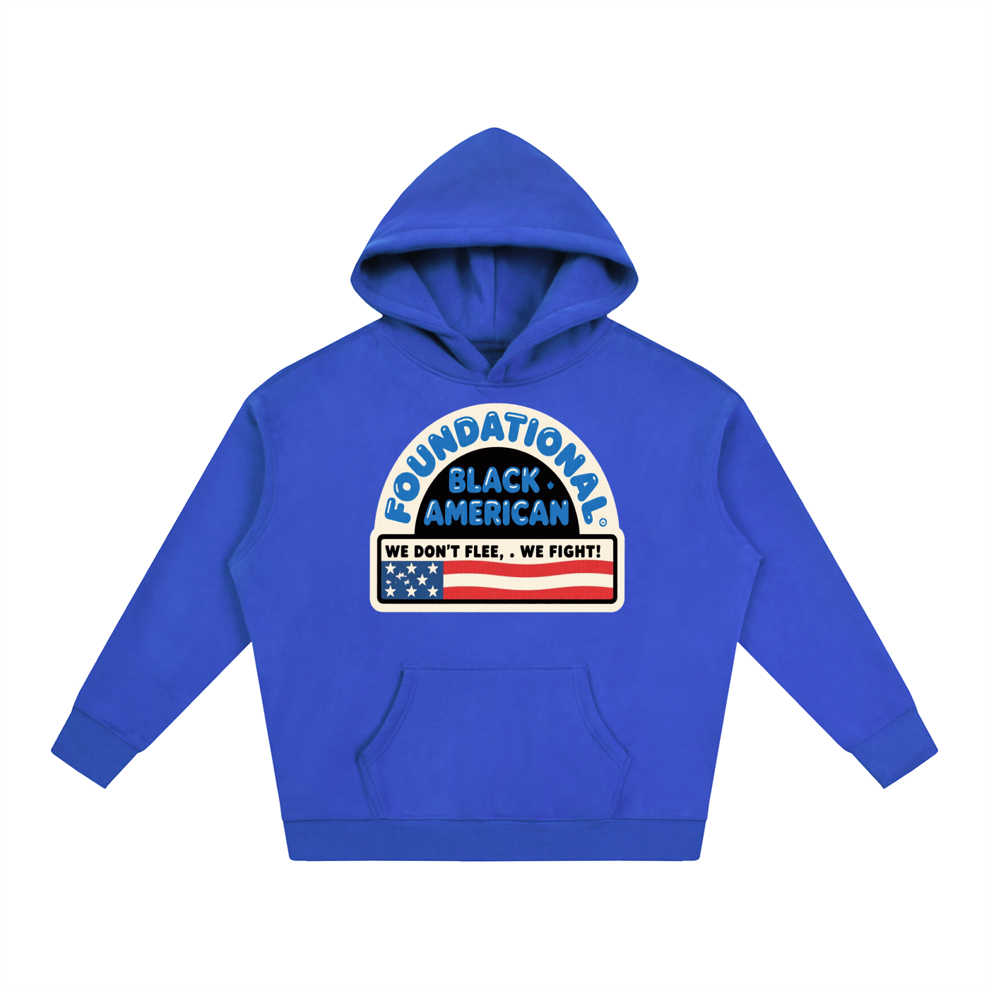 OLE AMERICA Oversize Fleeced Hoodie