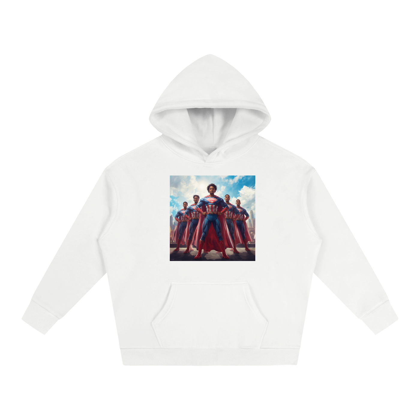 FBA SUPERHERO Oversize Fleeced Hoodie