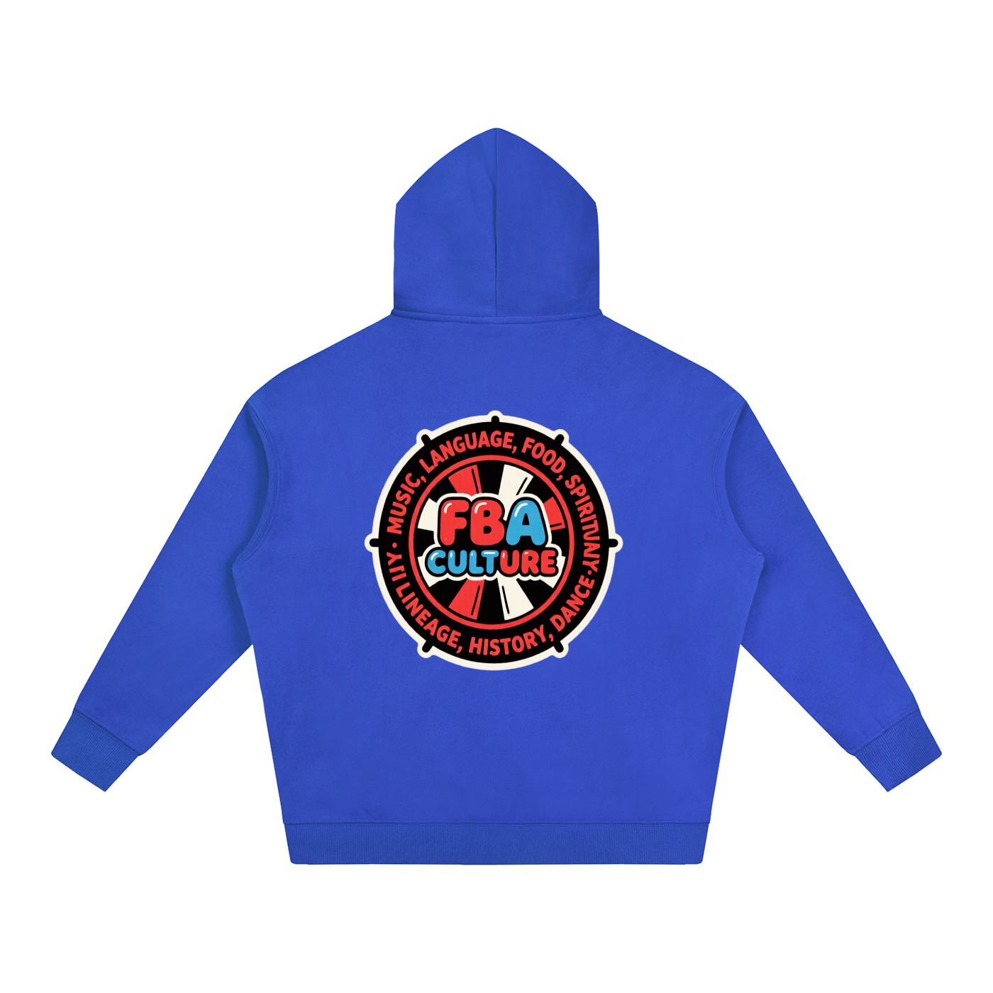 FBA CULTURE Oversize Fleeced Hoodie