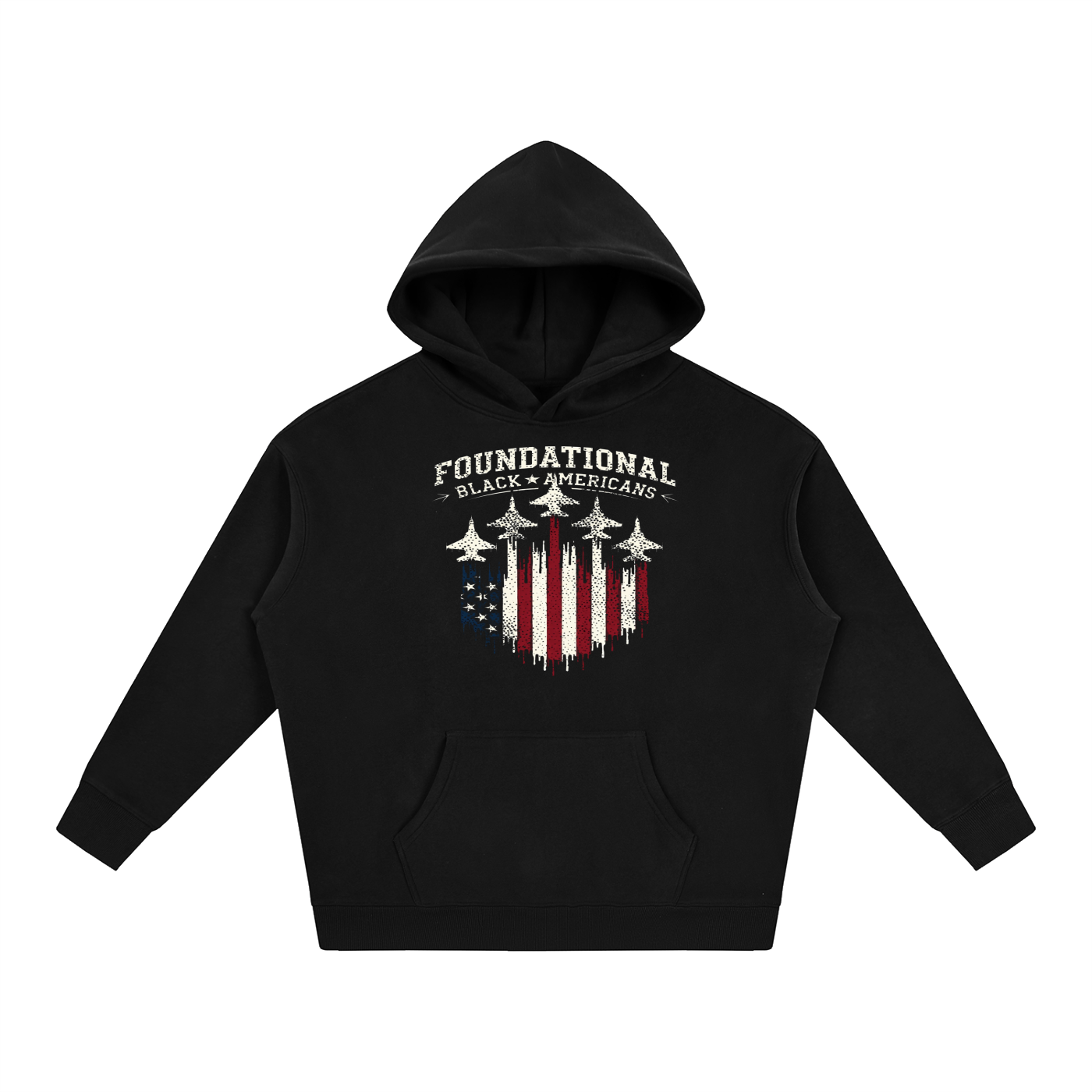 FRONTLINE Oversized Fleeced Hoodie