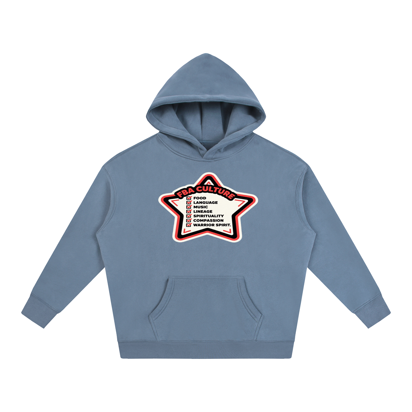 UNSPOKEN CODE Oversize Fleeced Hoodie