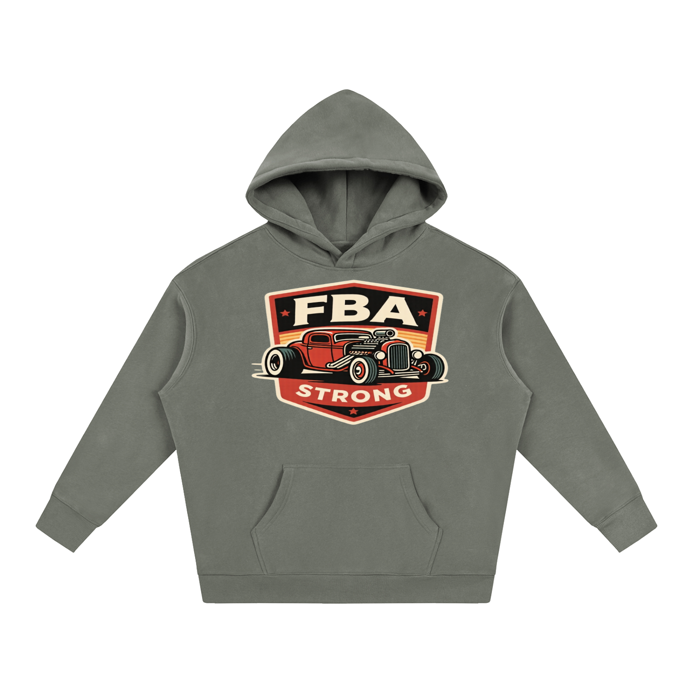 FBA STRONG Oversize Fleeced Hoodie
