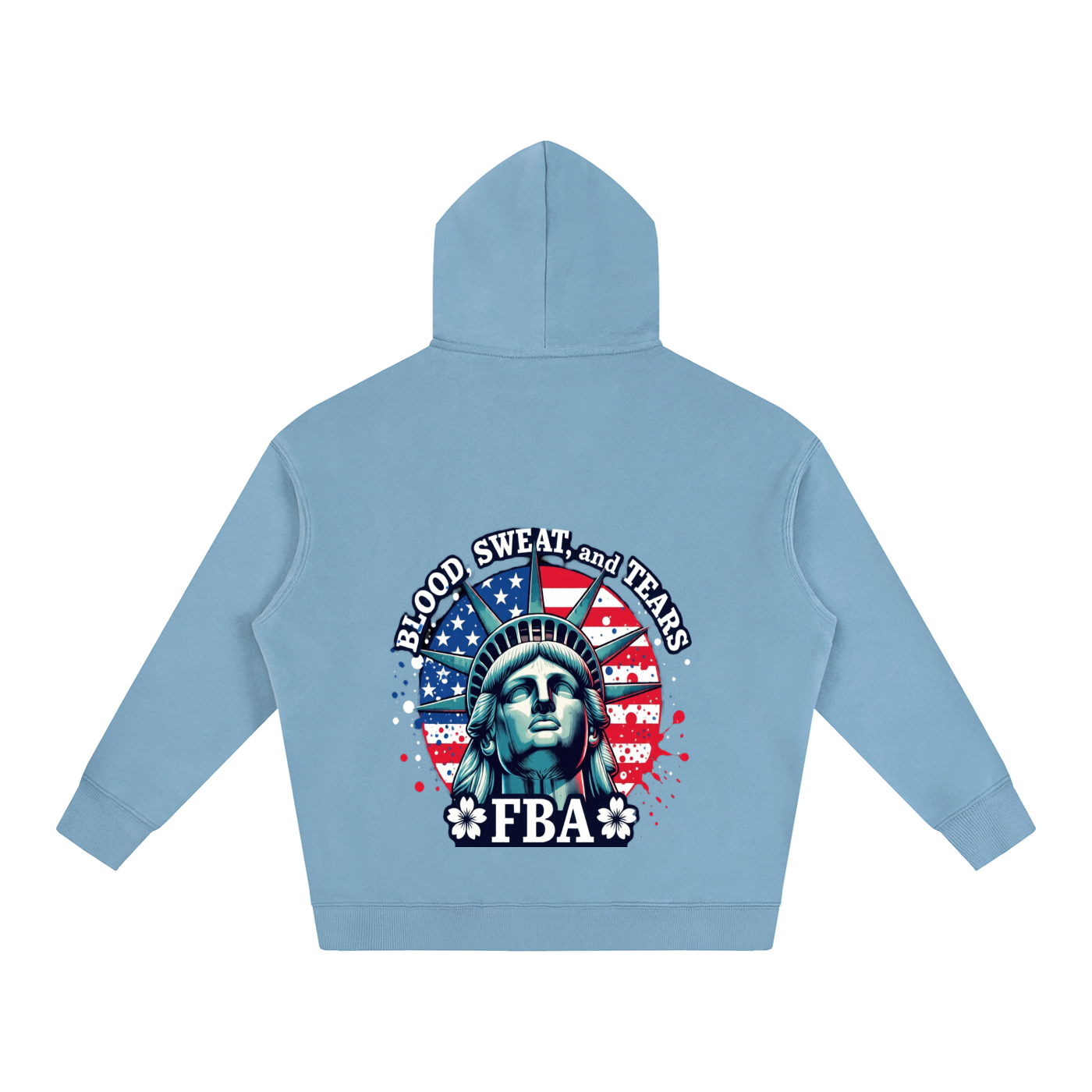 FRONTLINE Oversized Fleeced Hoodie