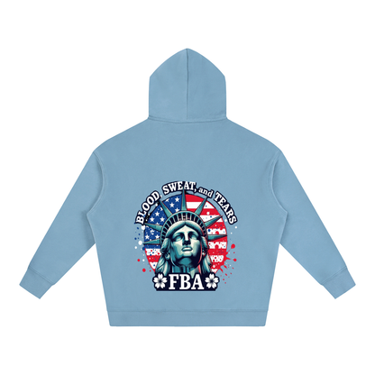 FRONTLINE Oversized Fleeced Hoodie