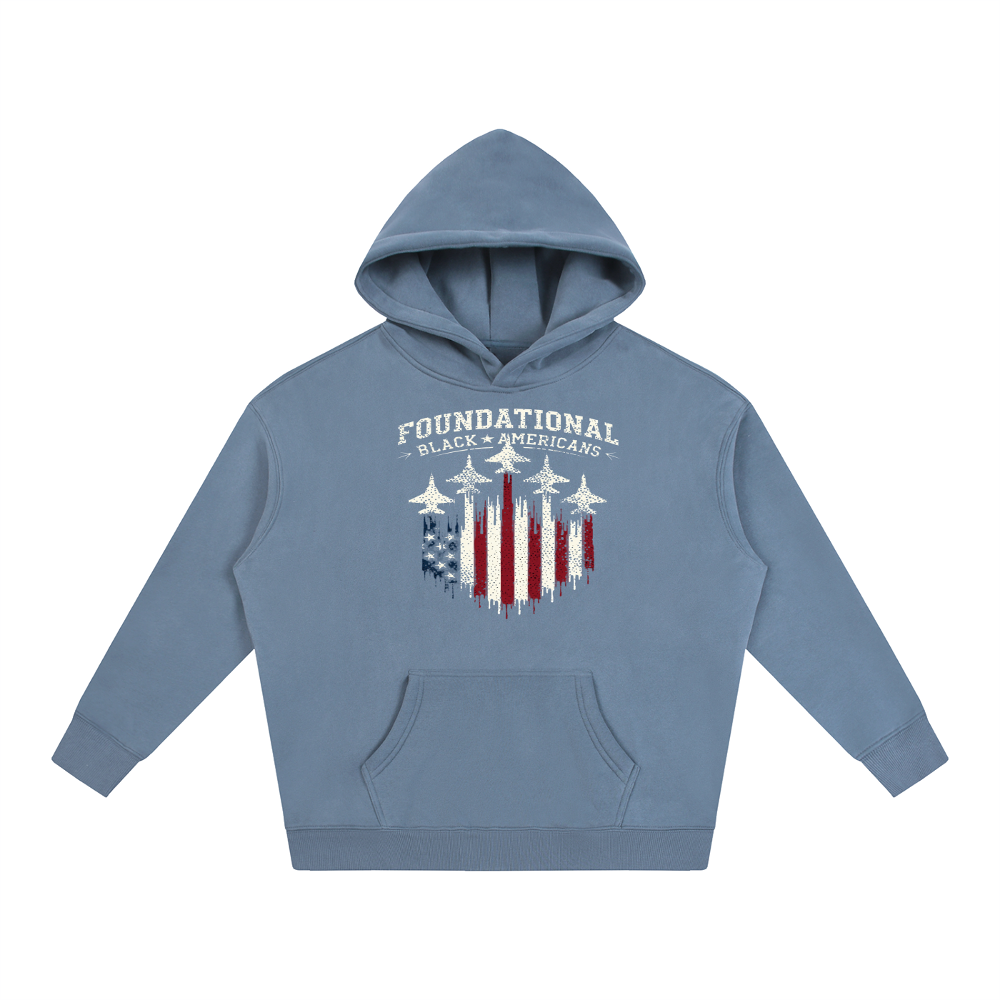 FRONTLINE Oversized Fleeced Hoodie