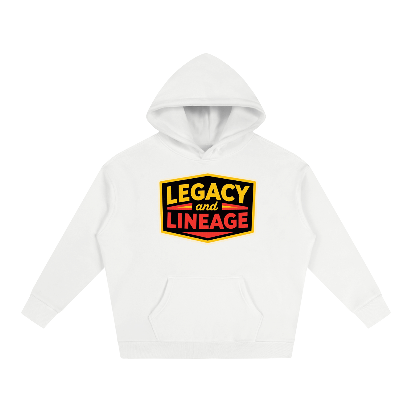 LEGACY AND LINEAGE Oversize Fleeced Hoodie