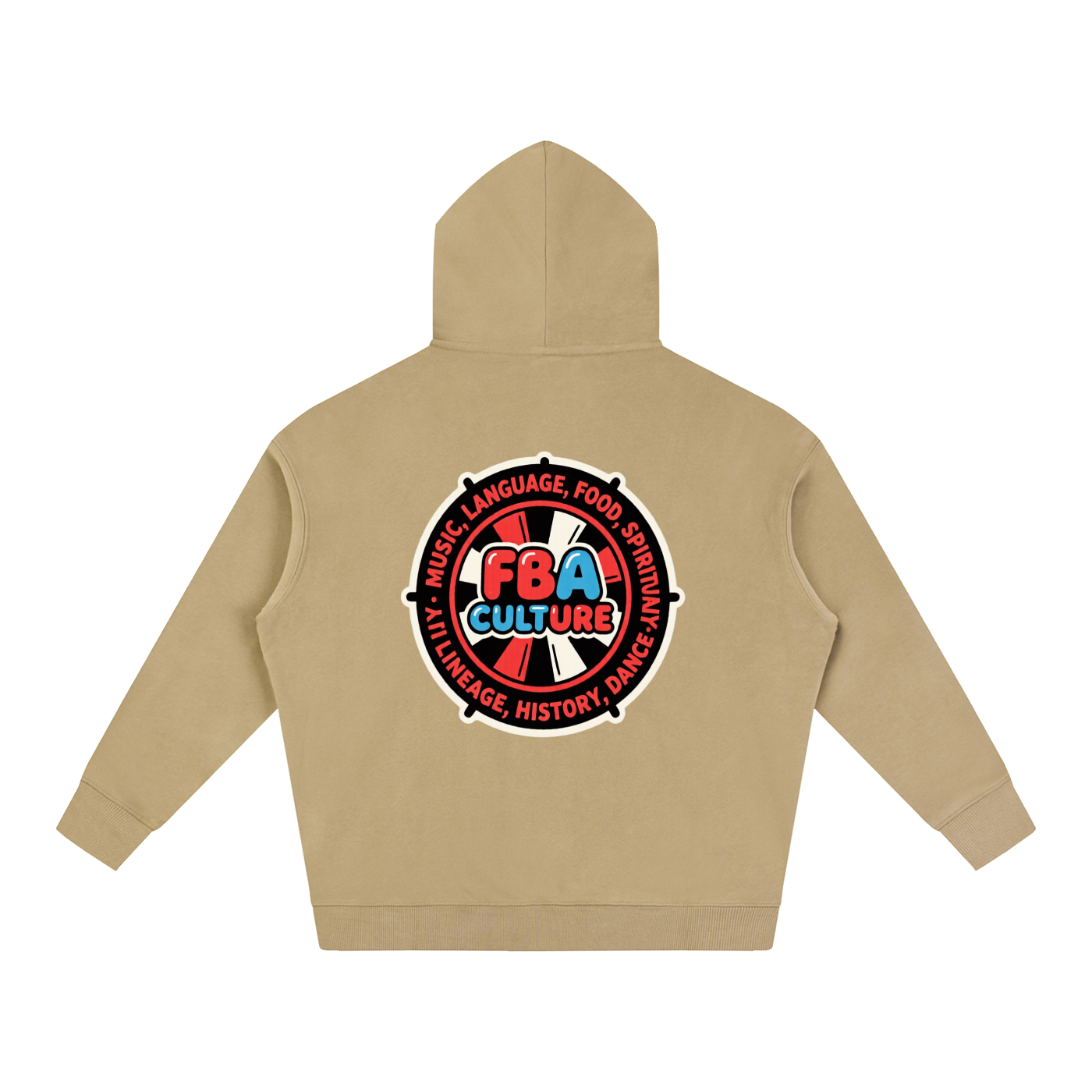 FBA CULTURE Oversize Fleeced Hoodie