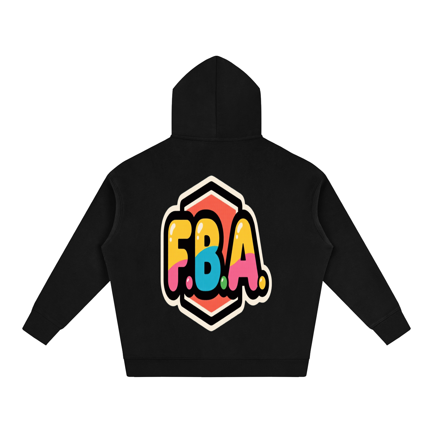 FBA CULTURE WHEEL Oversize Fleeced Hoodie
