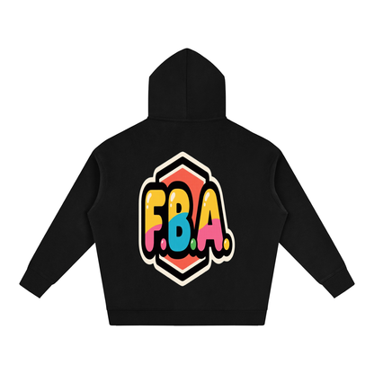 FBA CULTURE WHEEL Oversize Fleeced Hoodie