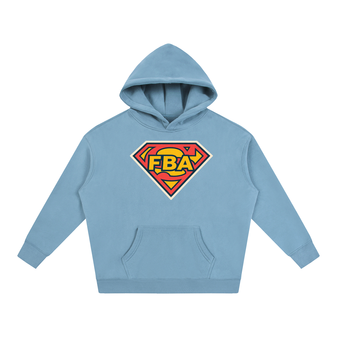 SUPER FBA Oversize Fleeced Hoodie