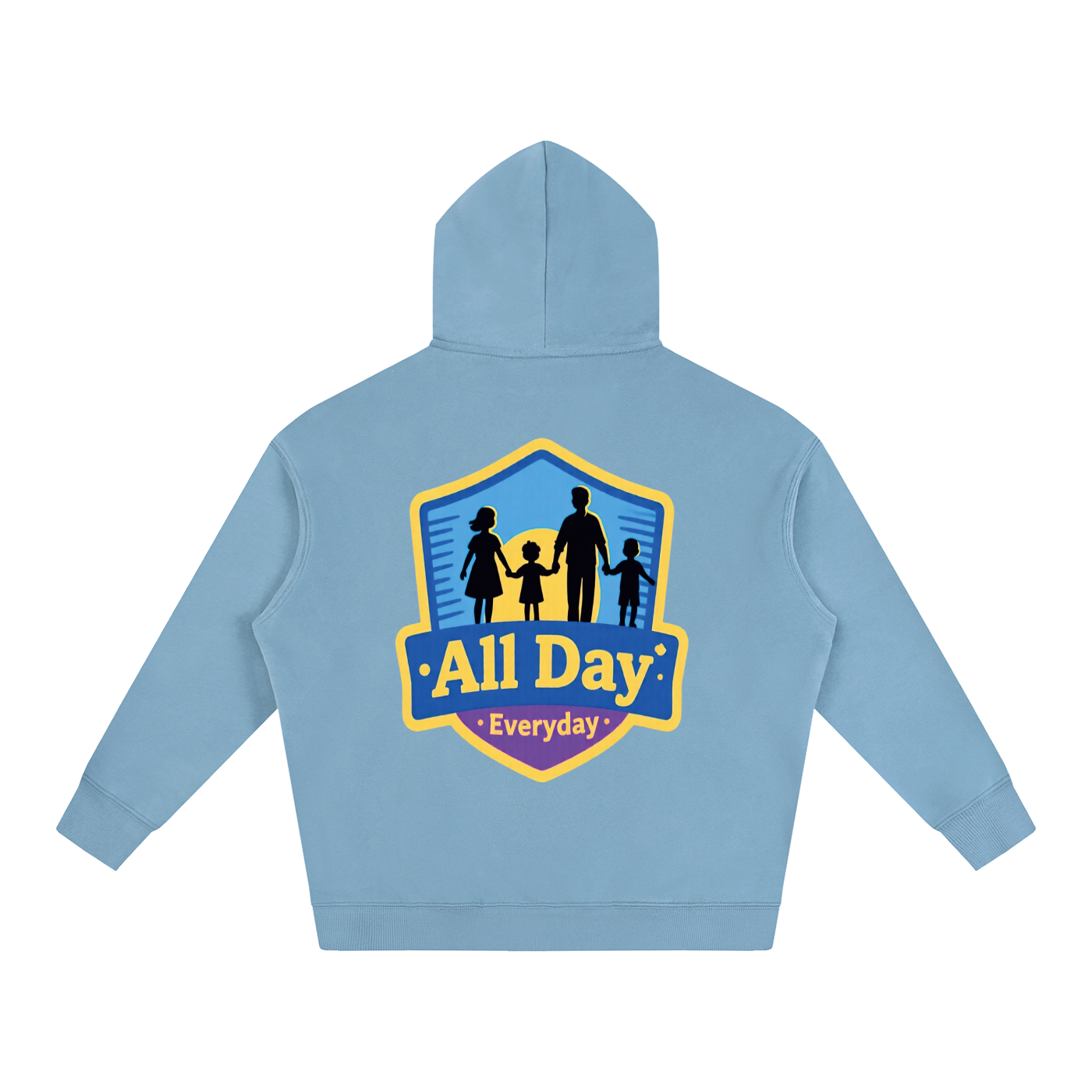 PRAYING FAMILY Oversize Fleeced Hoodie