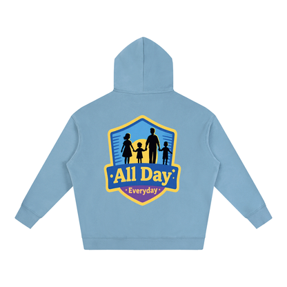 PRAYING FAMILY Oversize Fleeced Hoodie