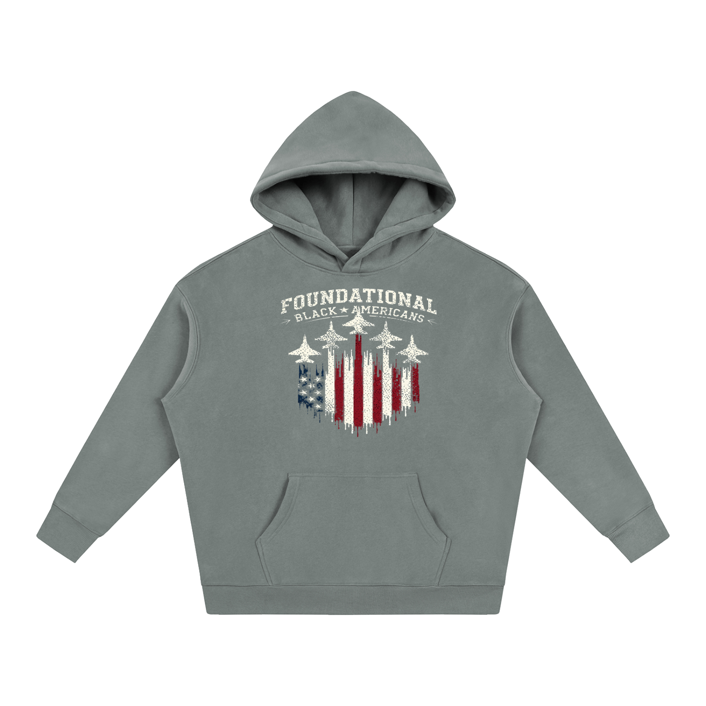FRONTLINE Oversized Fleeced Hoodie