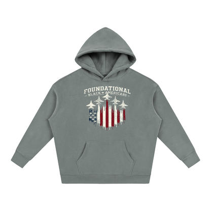 FRONTLINE Oversized Fleeced Hoodie