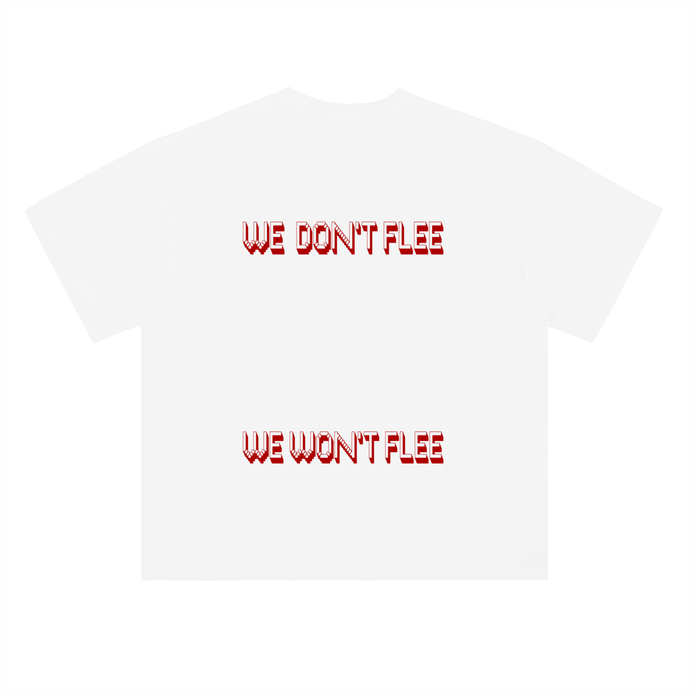 WE WON'T Heavyweight Drop Shoulder Cotton T-Shirt