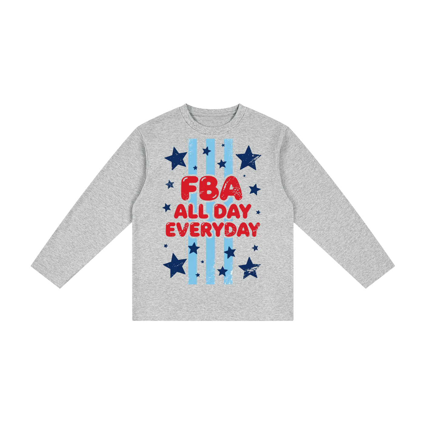 Kid's Drop Shoulder Long Sleeve T-Shirt