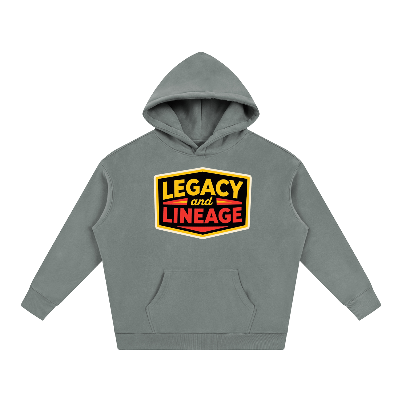 LEGACY AND LINEAGE Oversize Fleeced Hoodie